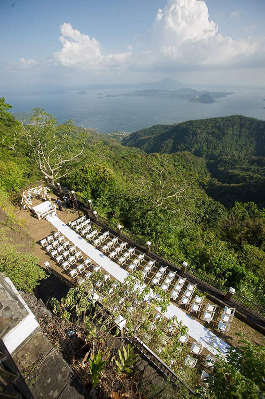 Clearwater House Tagaytay Wedding Venue Lower Garden