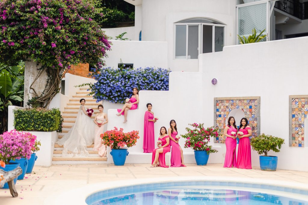 Villa Nonita Tagaytay Wedding Venue Bridal Party