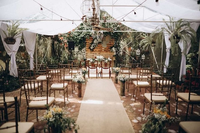 Arabelle at The Secret Garden Tagaytay Intimate Garden wedding Venue